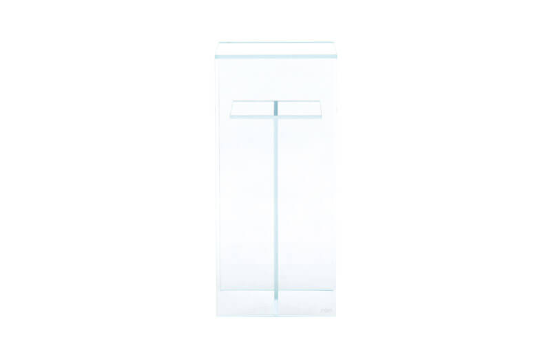 Cube Cabinet Clear for W45xD27 (W45xD27xH70cm)